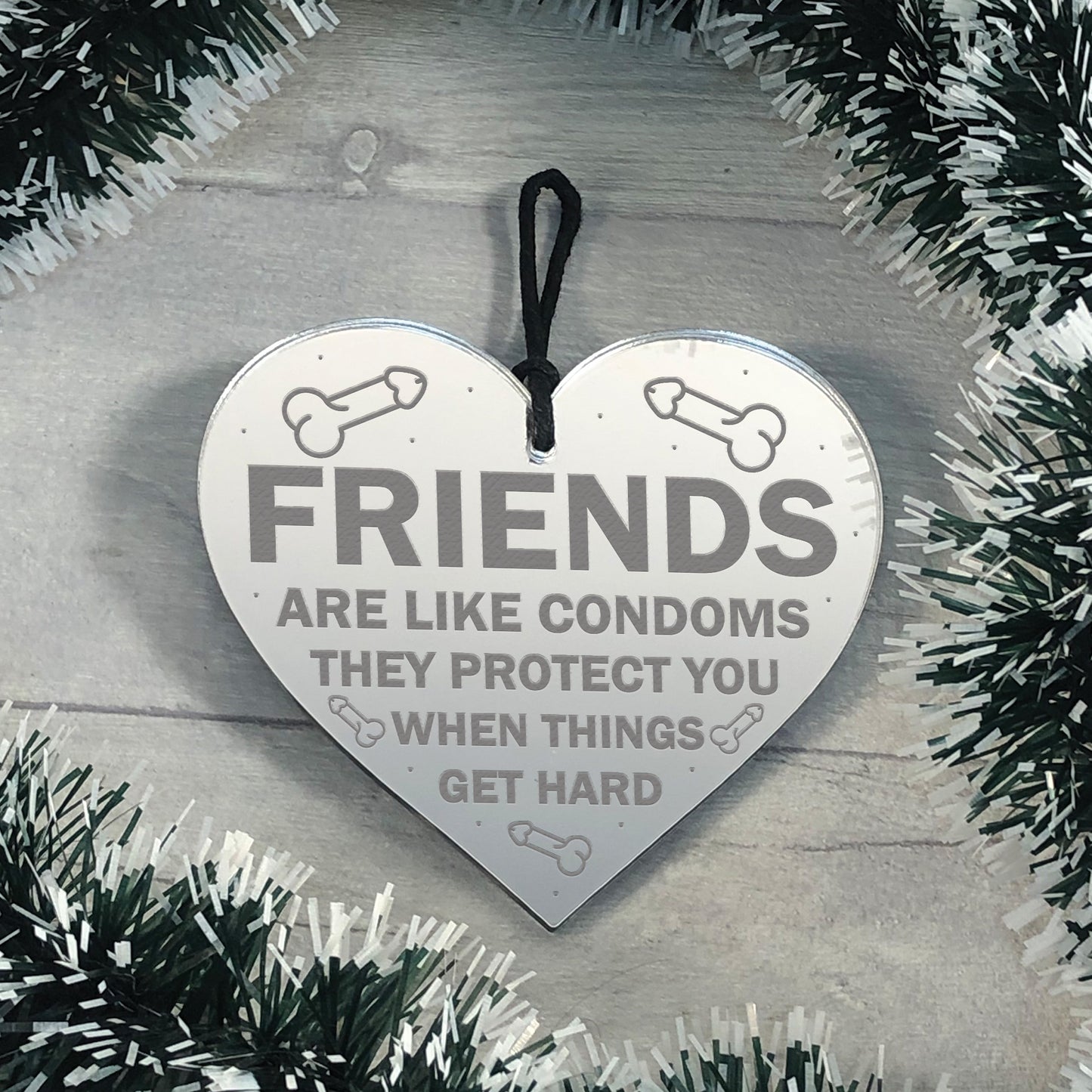 Engraved Friendship Gifts Engraved Heart Birthday Christmas Gift