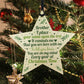 In Memory Brother Memorial Gift Wood Star Christmas Tree Bauble