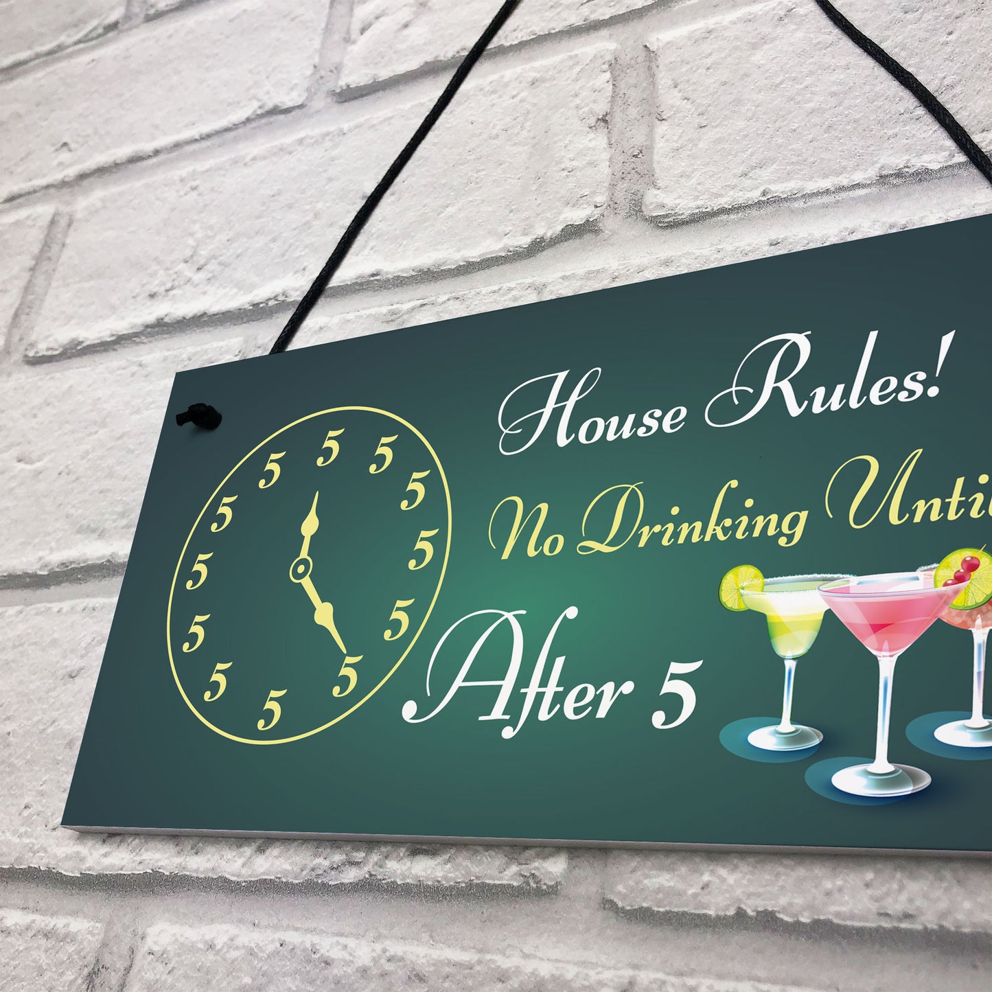 Funny Bar Sign Home Bar Pub Kitchen Hanging Sign Gin Wine Gift