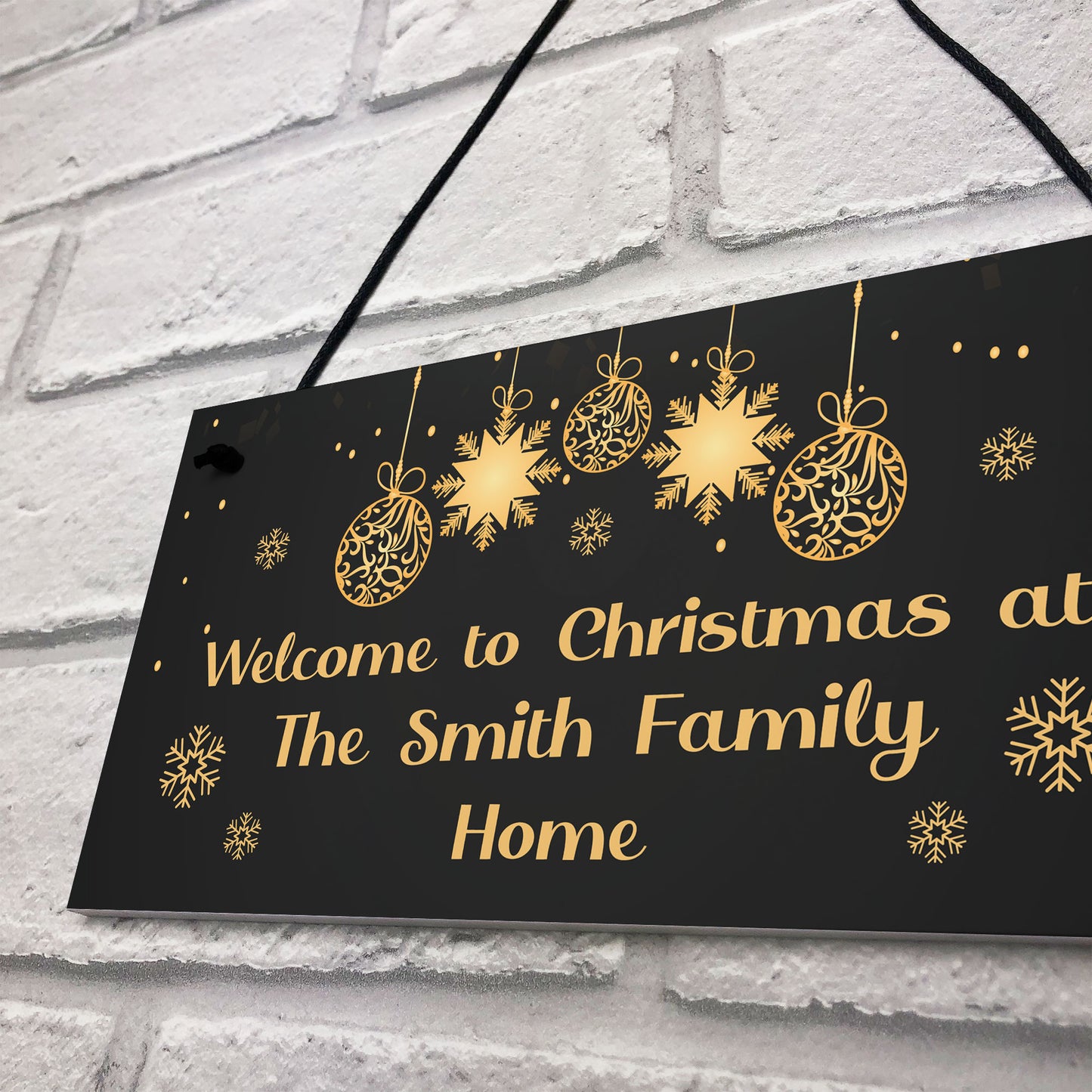 Christmas Decoration For Home PERSONALISED Family Gift