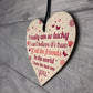 Best Friend Gifts For Women Wooden Heart Best Friend Card Thanks