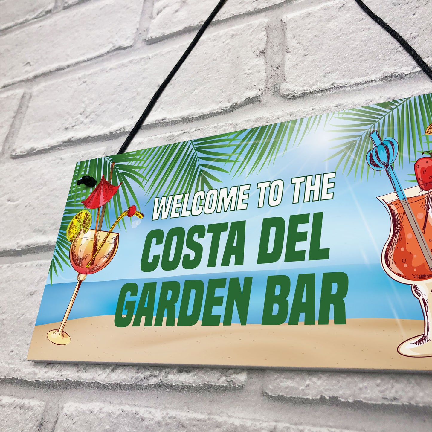 Garden Bar Sign Funny Garden Sign For Outdoor Lockdown Sign