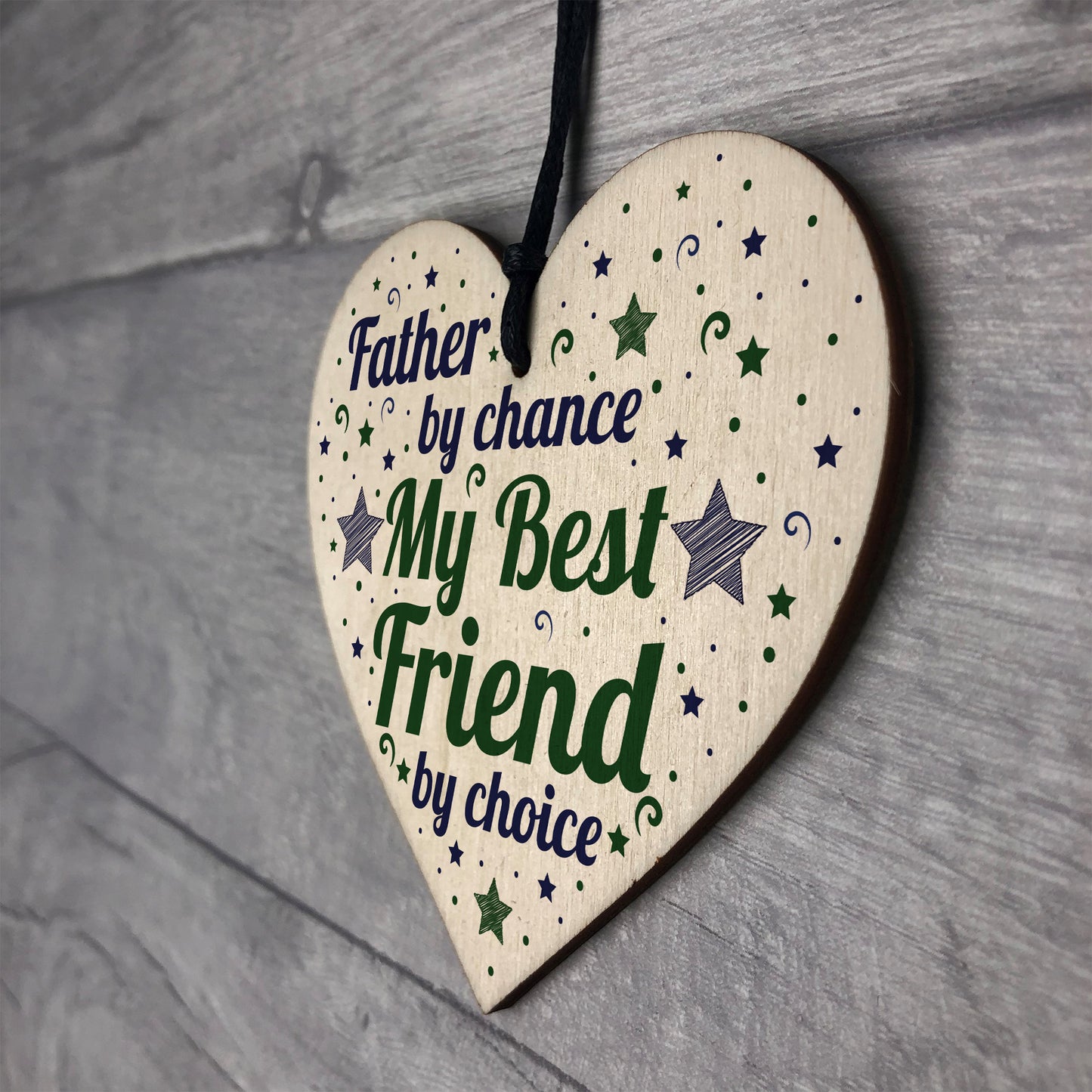 Best Friend Dad Daddy Birthday Christmas Gift Heart Keepsake