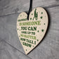 Grandad Gifts Novelty Wooden Heart Sign Birthday Grandad Gifts