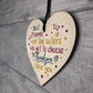 Best Friend Sister Friendship Gifts Wooden Heart Birthday Plaque