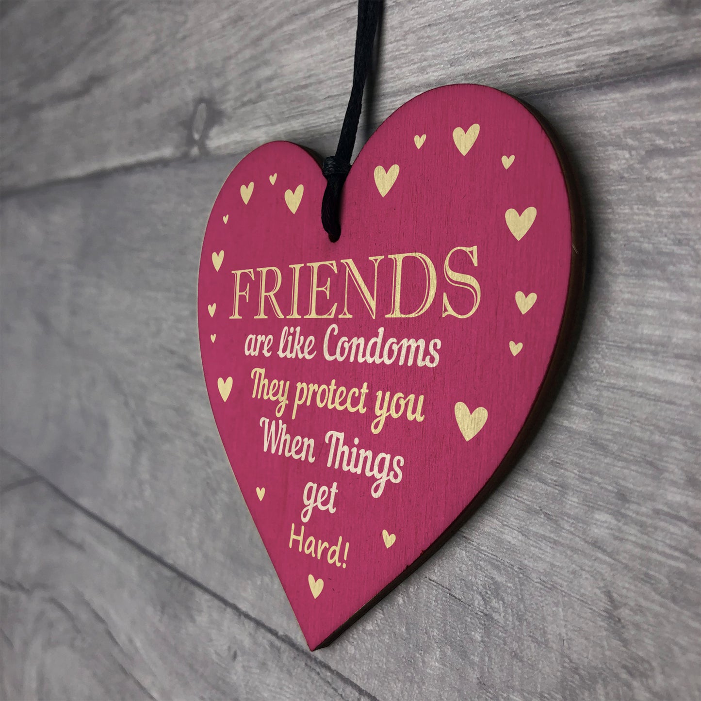 Funny Rude Friendship Plaque Novelty Birthday Gift For Friend