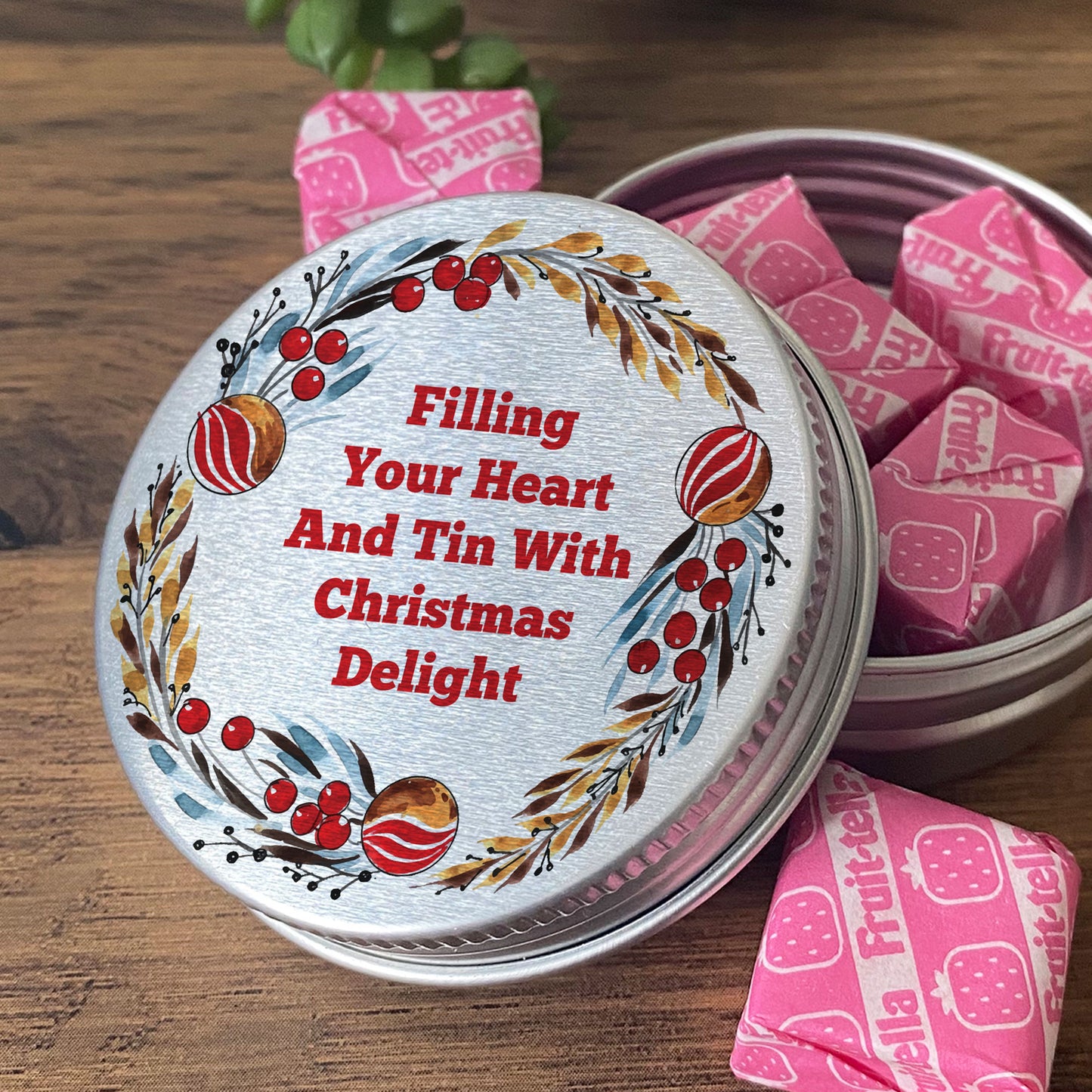 Christmas Sweet Favour Tin Stocking Filler Gift For Son Daughter