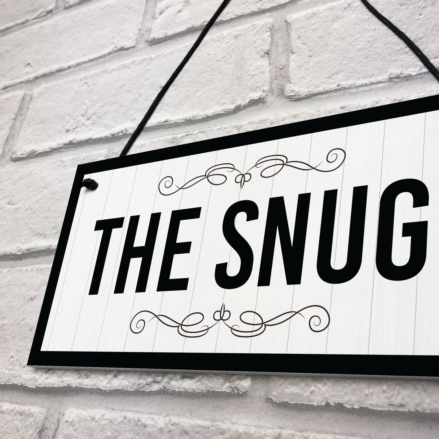 The Snug Sign New Home Gift Summerhouse Sign Hanging Door Sign