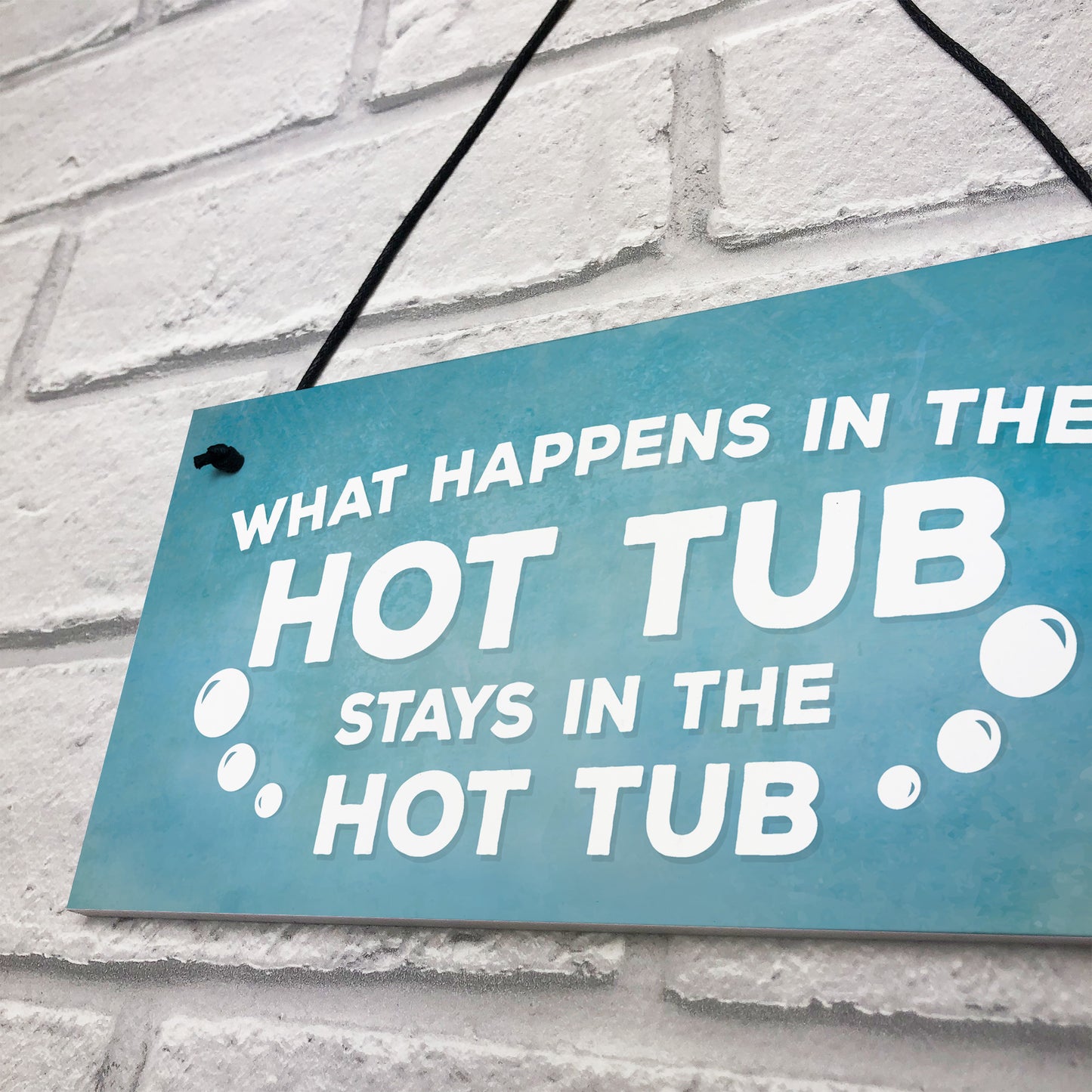 Hot Tub Novelty Garden Hanging Wall Plaque Sign Shed Jaccuzi