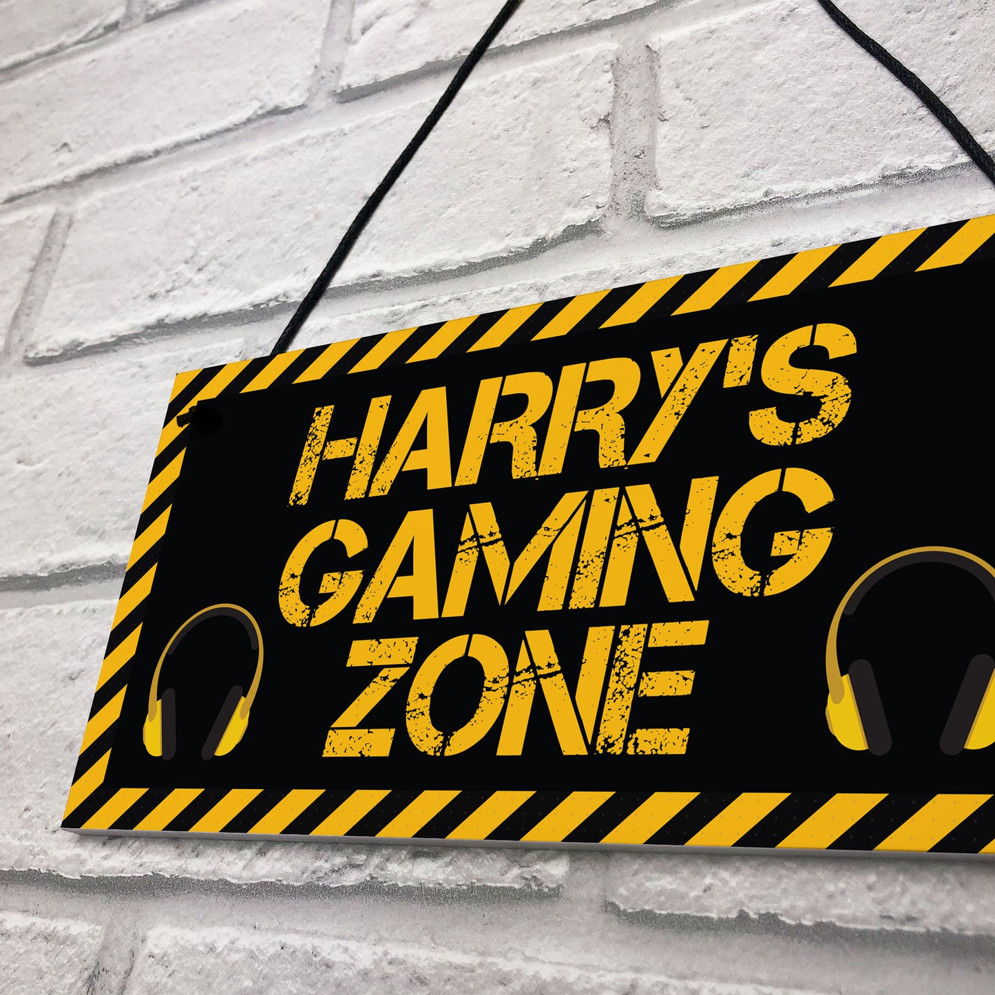 Gamer Gaming Zone Games Room Sign Man Cave Gifts For Brother