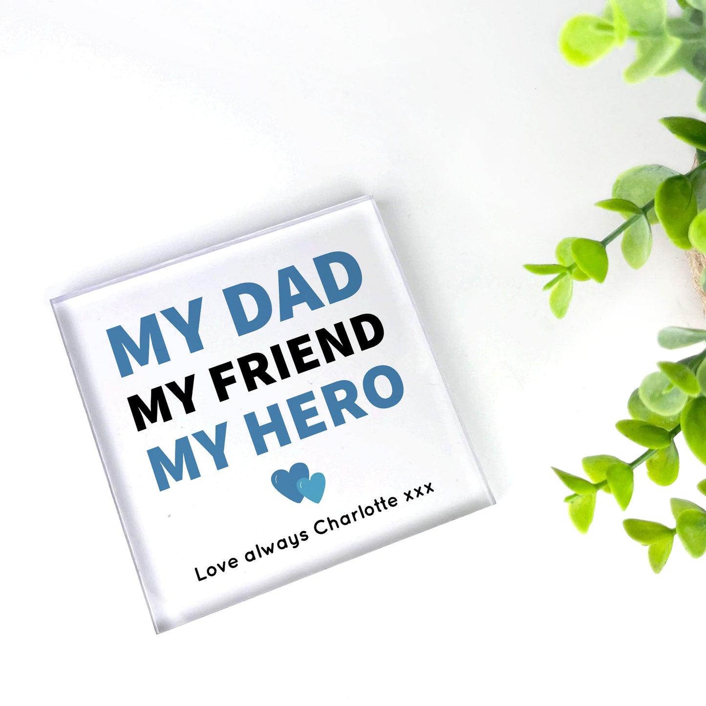 DAD GIFTS Personalised Dad Christmas Birthday Gift From Daughter