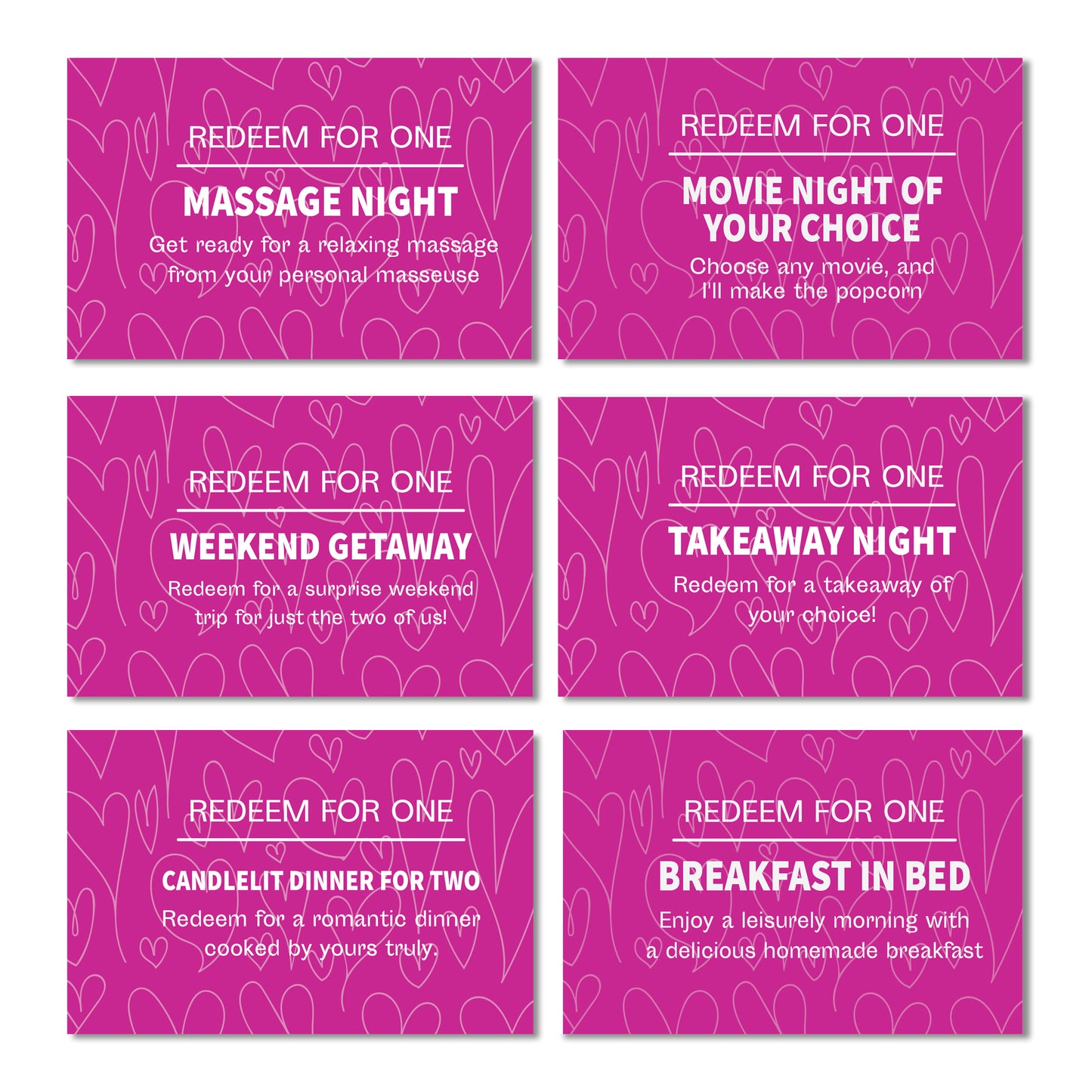 Romantic Gift For Girlfriend Couple Gift Fun Coupon Book