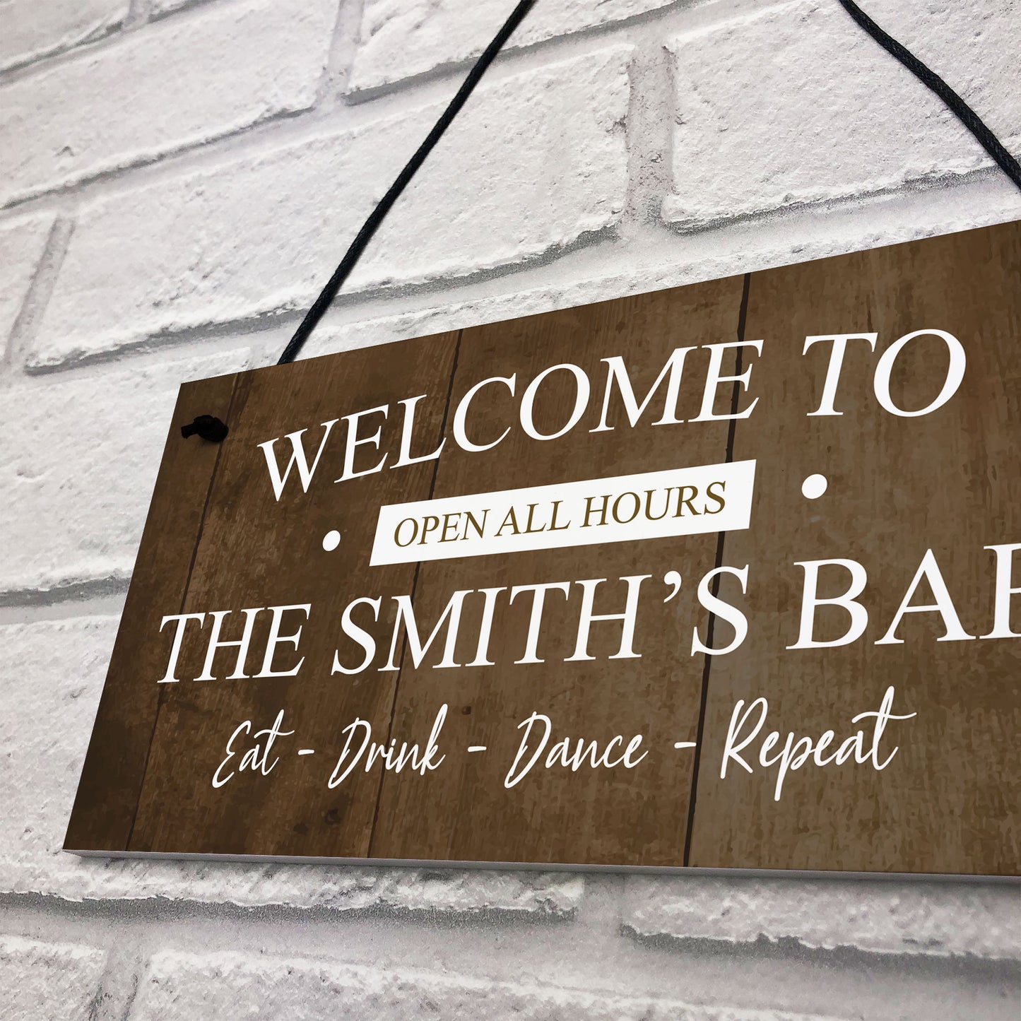 Vintage Home Bar Man Cave Garage Shed Sign Personaised Beer