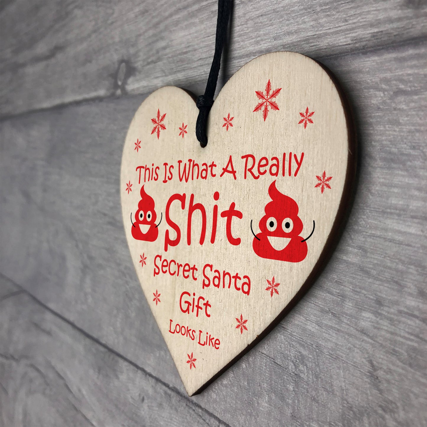 Funny Secret Santa Gift For Her Heart Secret Santa Gift For Him