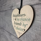 Funny Neighbours By Chance Shabby Chic Wooden Heart Plaque Gifts