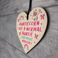 Novelty Auntie Gift Wood Heart Birthday Christmas Gift For Her