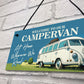 Campervan Welcome Sign Novelty Wall Hanging Caravan Decor Gift