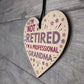 GRANDMA Gift Wooden Heart Plaque Grandma Birthday Xmas Gift
