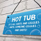 Hot Tub Garden Plaques Funny Hanging Signs For Hot Tub Home