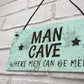 The Man Cave Door Sign Shed Garage Vintage Gift For Dad Grandad