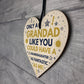 Funny Grandad Birthday Christmas Gift From Granddaughter Plaque