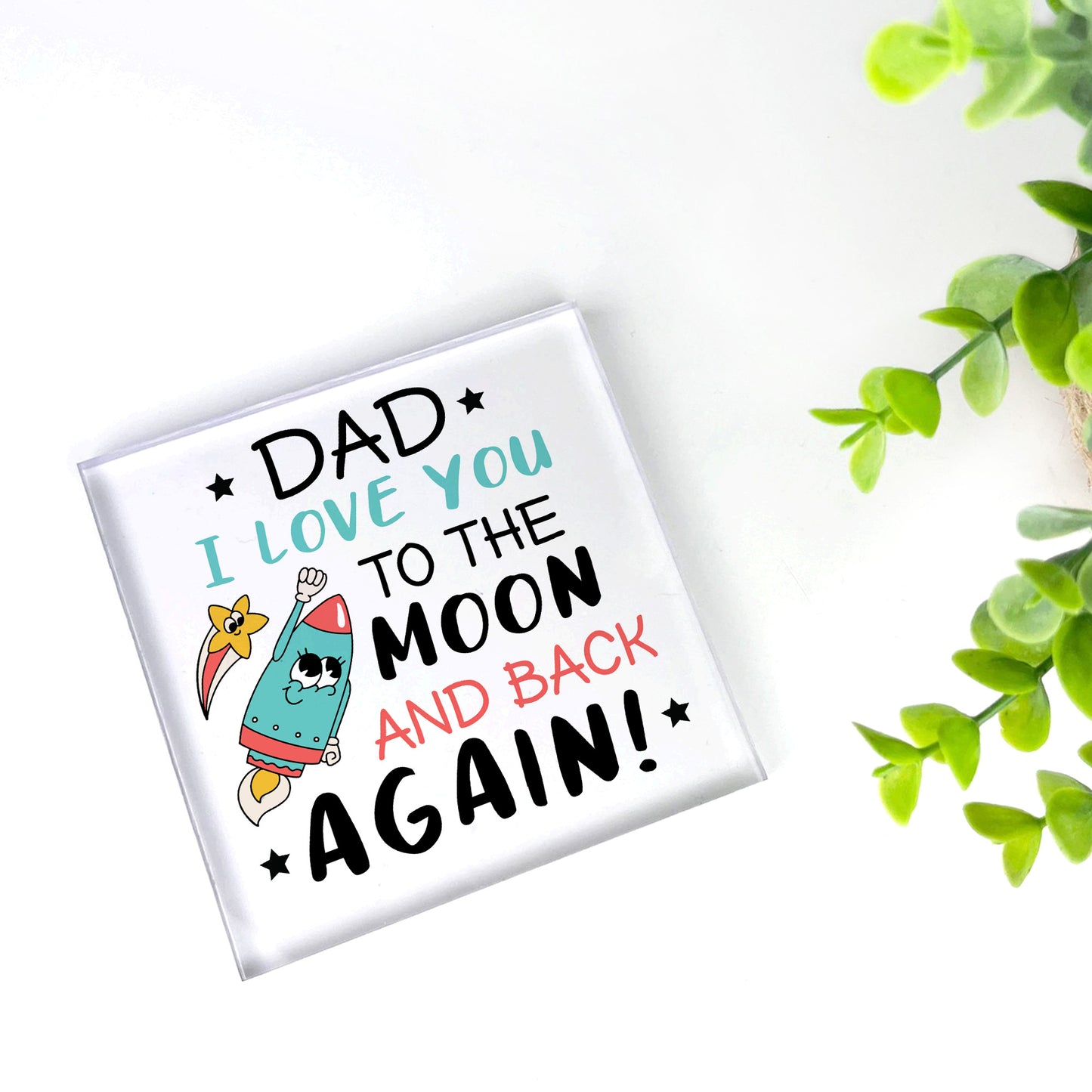 Dad Gifts Freestanding Plaque Gift Christmas Birthday Dad Gifts