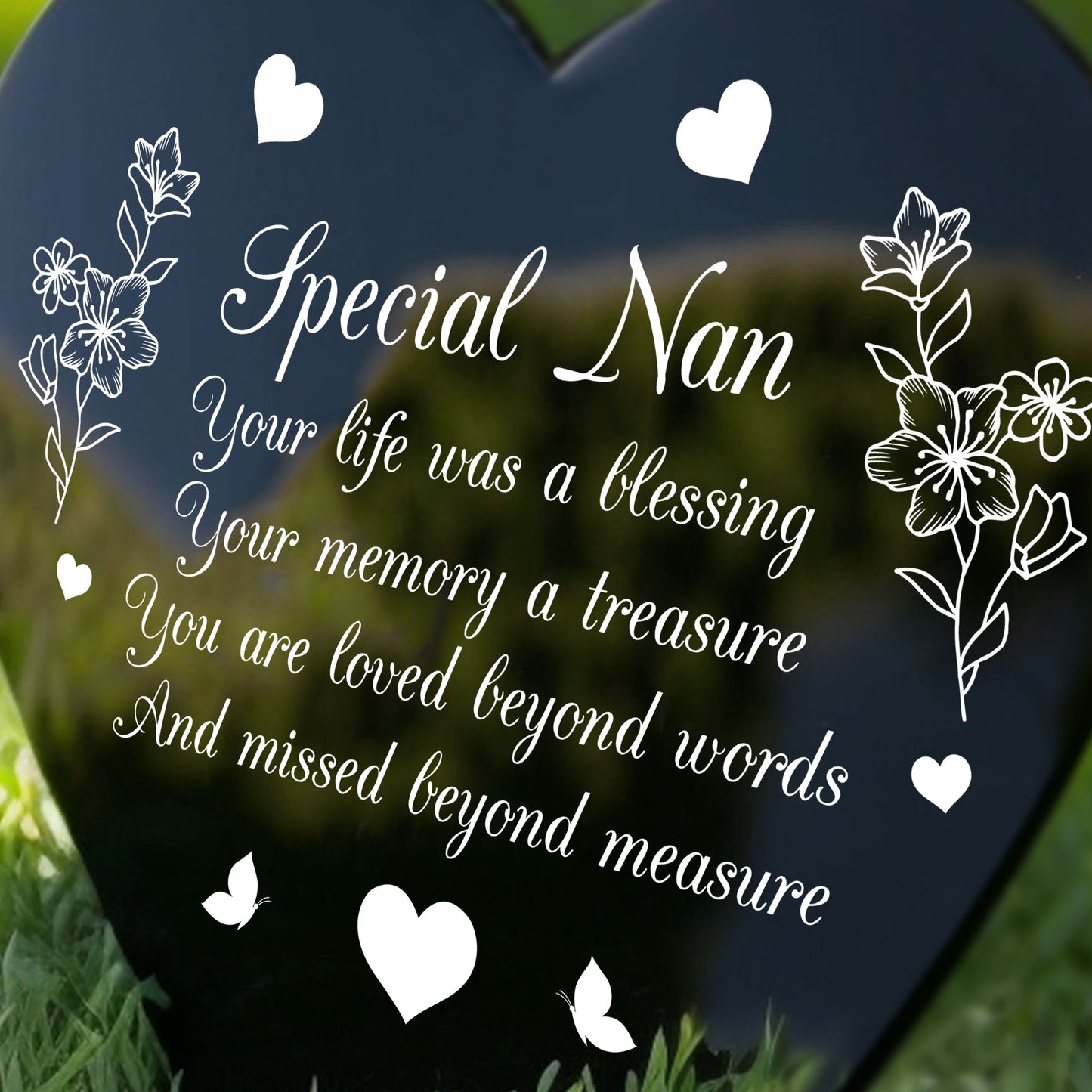 Special Nan Remembrance Graveside Plaque Graveside Memorial