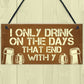 Funny PACK OF 3 Alcohol Signs For Home Garden Bar Man Cave