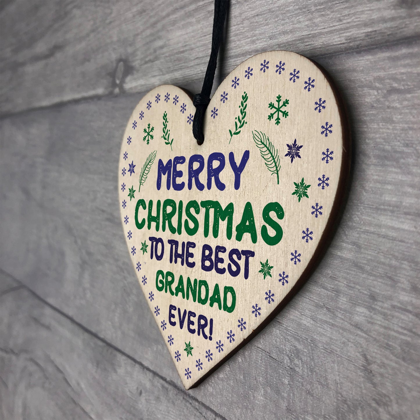 Christmas Gifts For Grandad Grandparent Christmas Gift Heart