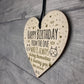 Funny Mum Dad Sister Brother Birthday Gifts Wood Heart Cat Gifts