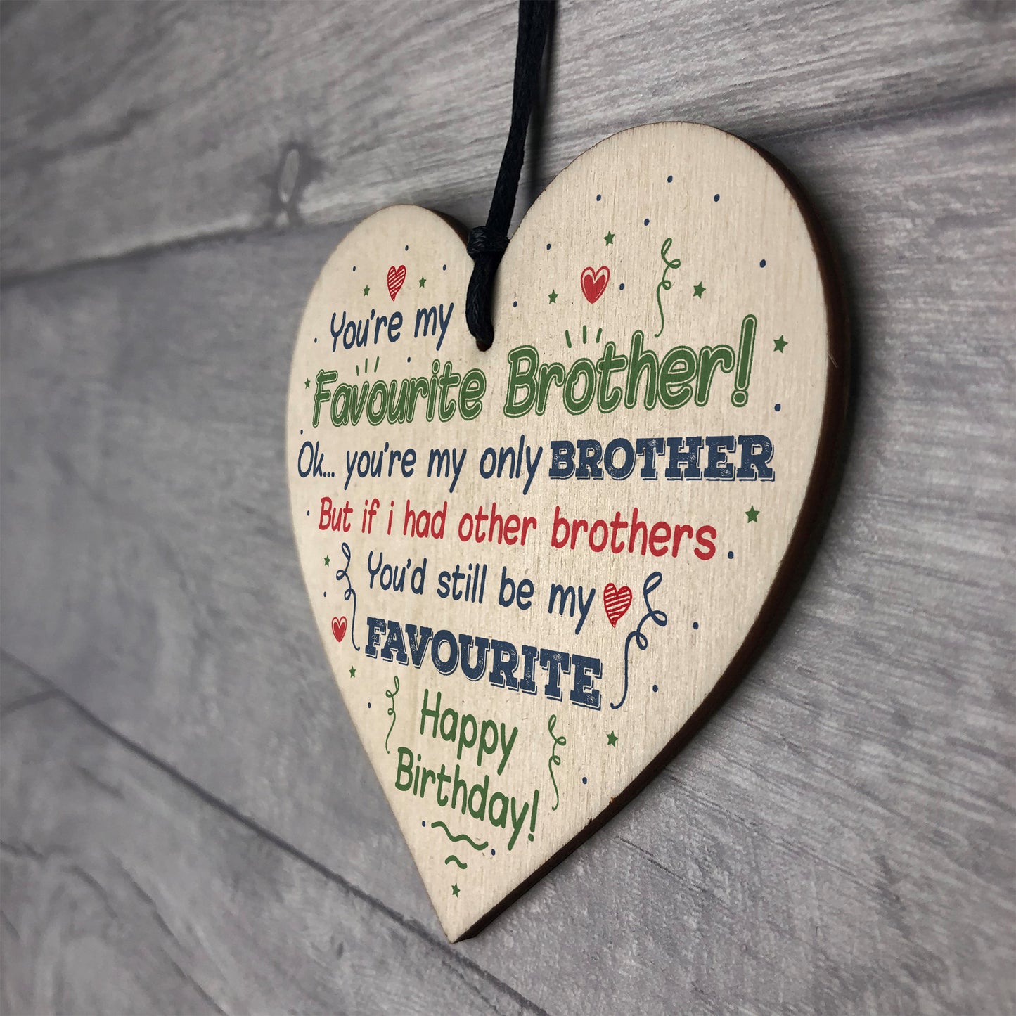 Brother Birthday Gifts For Him Sister Mum Dad Funny Card Gift