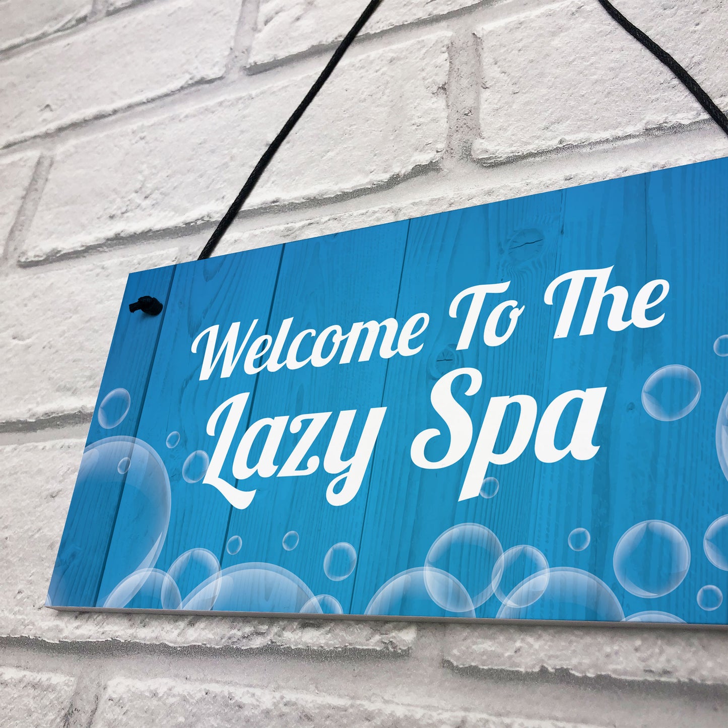 Novelty Hot Tub Lazy Spa Decor Signs Hanging Garden Shed Home