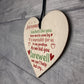Goodbye Teacher Gift Wooden Heart Leaving Gift Teaching Assistan