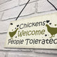 Funny Chicken Sign Hanging Sign Pet Sign Chicken Accessories