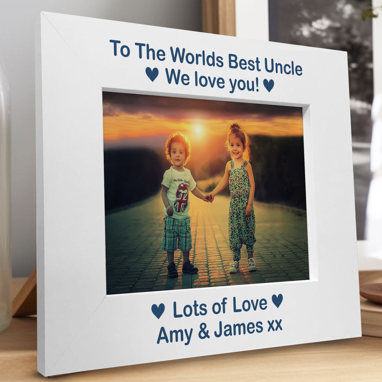 Personalised Gift For Uncle Birthday Christmas Photo Frame