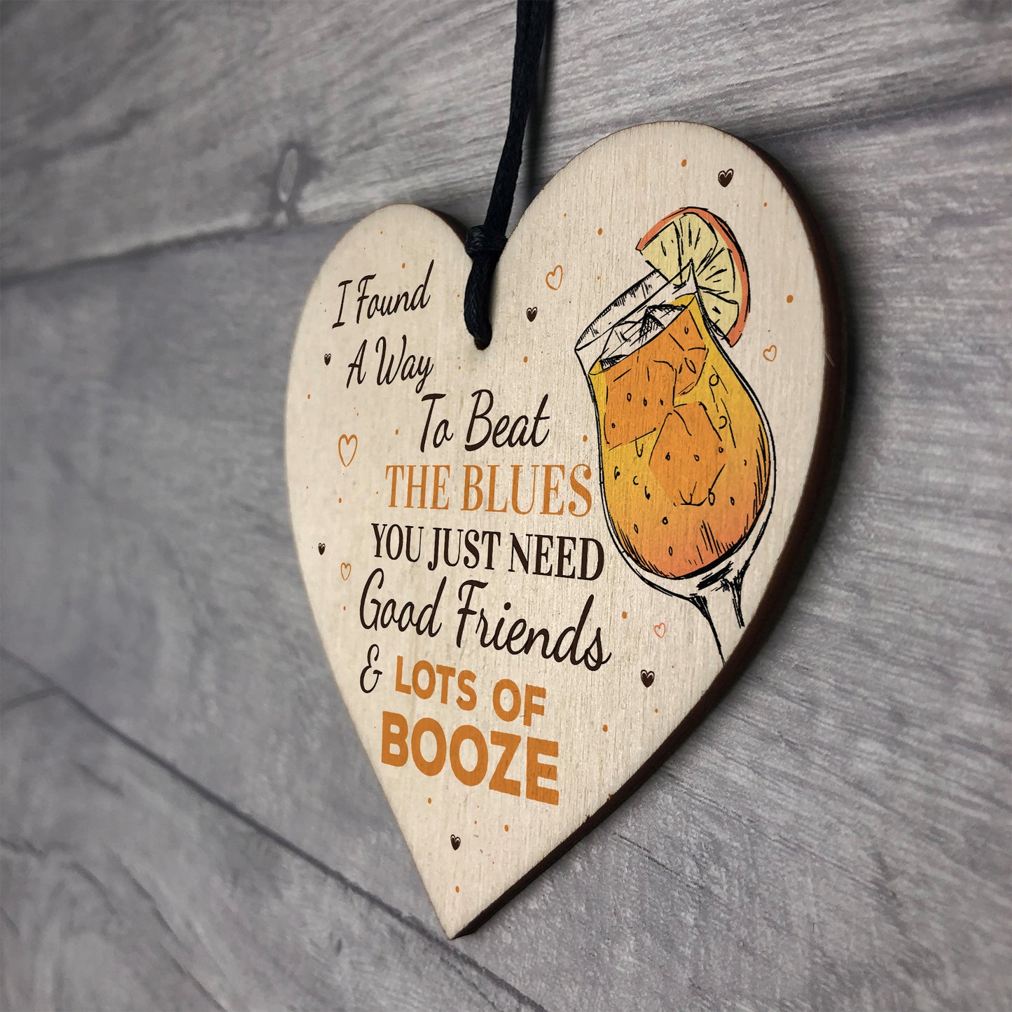 Gift For Her Friendship Heart Alcohol Man Cave Best Friend Gift