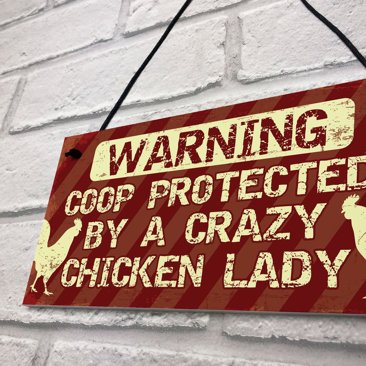 Beware Of The Chickens Sign Chicken Sign For The Garden Gate