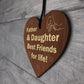 Dad Gifts From Daughter Wood Heart Fathers Day Gift Dad Birthday