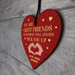 Best Friends Heart Gift For Birthday Christmas Friendship Gift