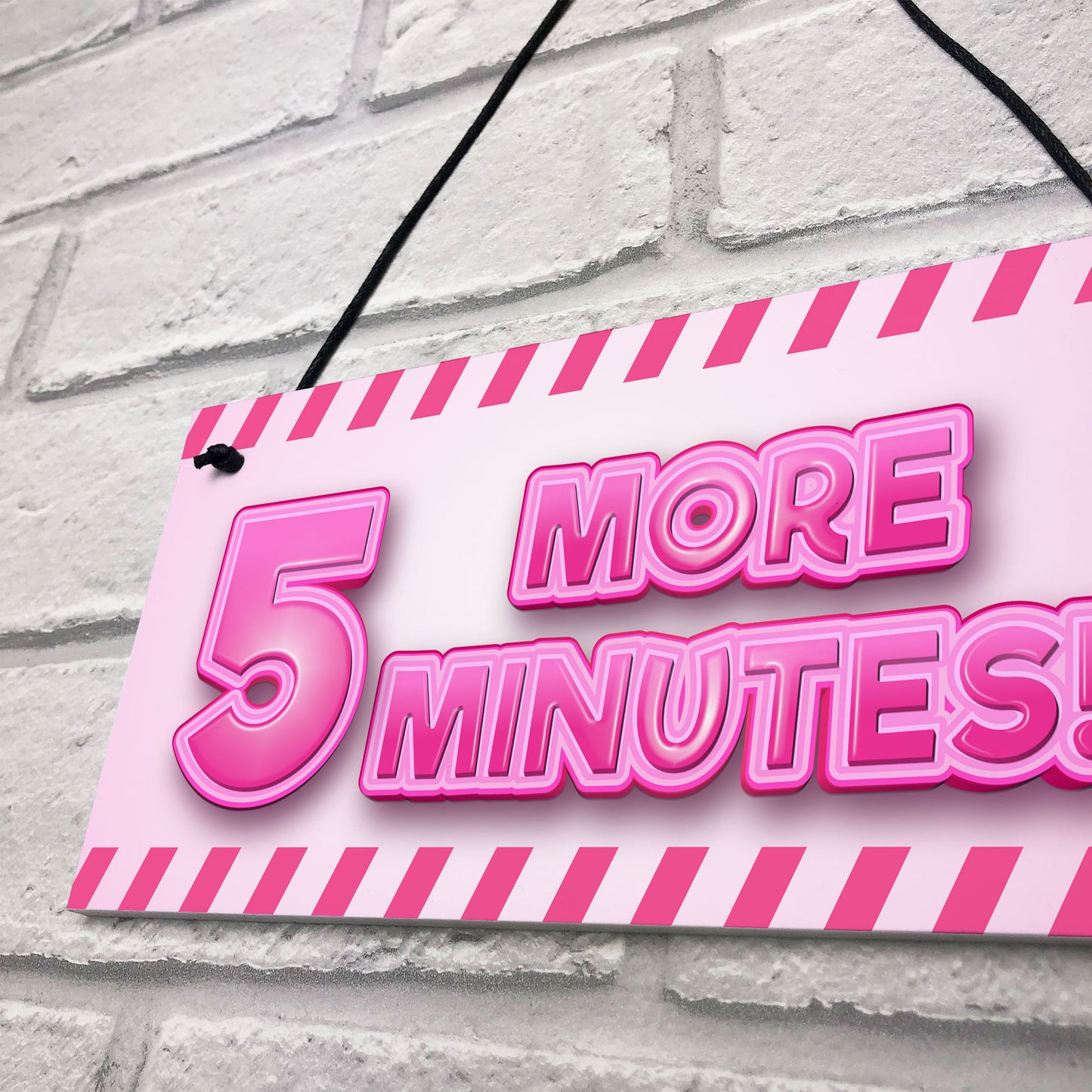 5 MORE MINUTES Funny Gamer Sign For Girls Bedroom Gamer Gift