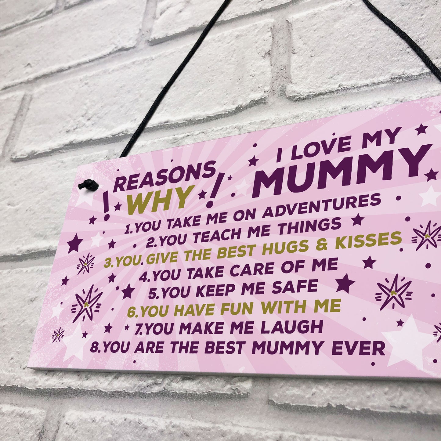 Mummy Birthday Gift Mummy Birthday Card Mothers Day Gift Plaque