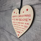 Happy Christmas To My Best Friend Novelty Friendship Gift