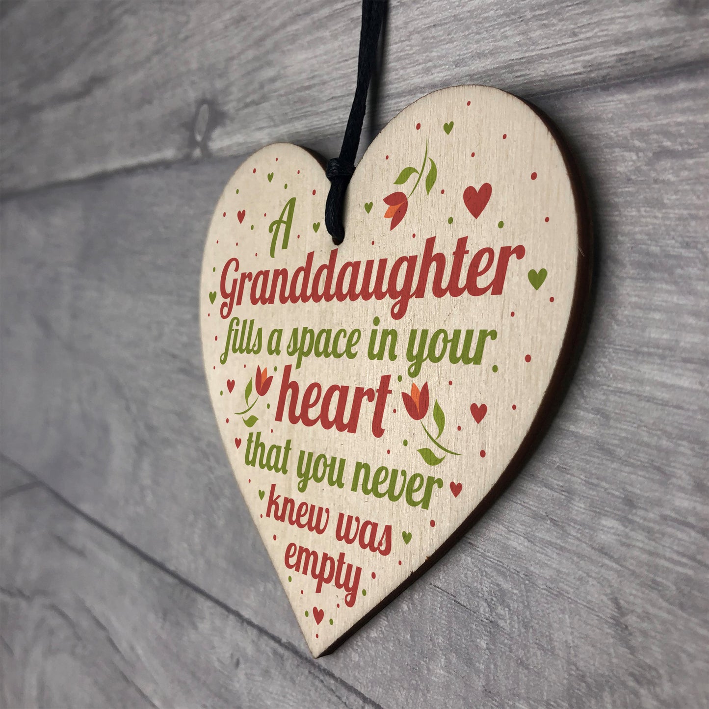 Granddaughter Plaque Keepsake Birthday Christmas Gift From Nan