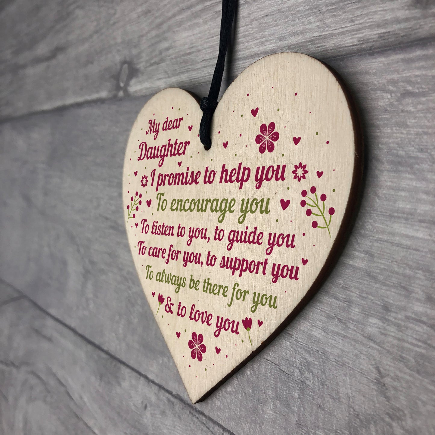 Daughter Daddy Gifts Mother And Daughter From Mum Wood Heart