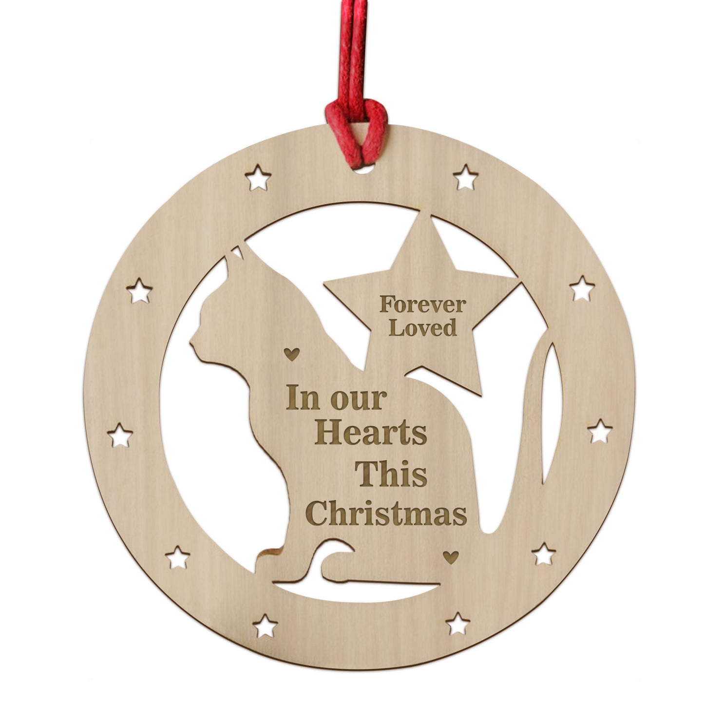 Memorial Gift For Cat Christmas Tree Decoration Remembrance