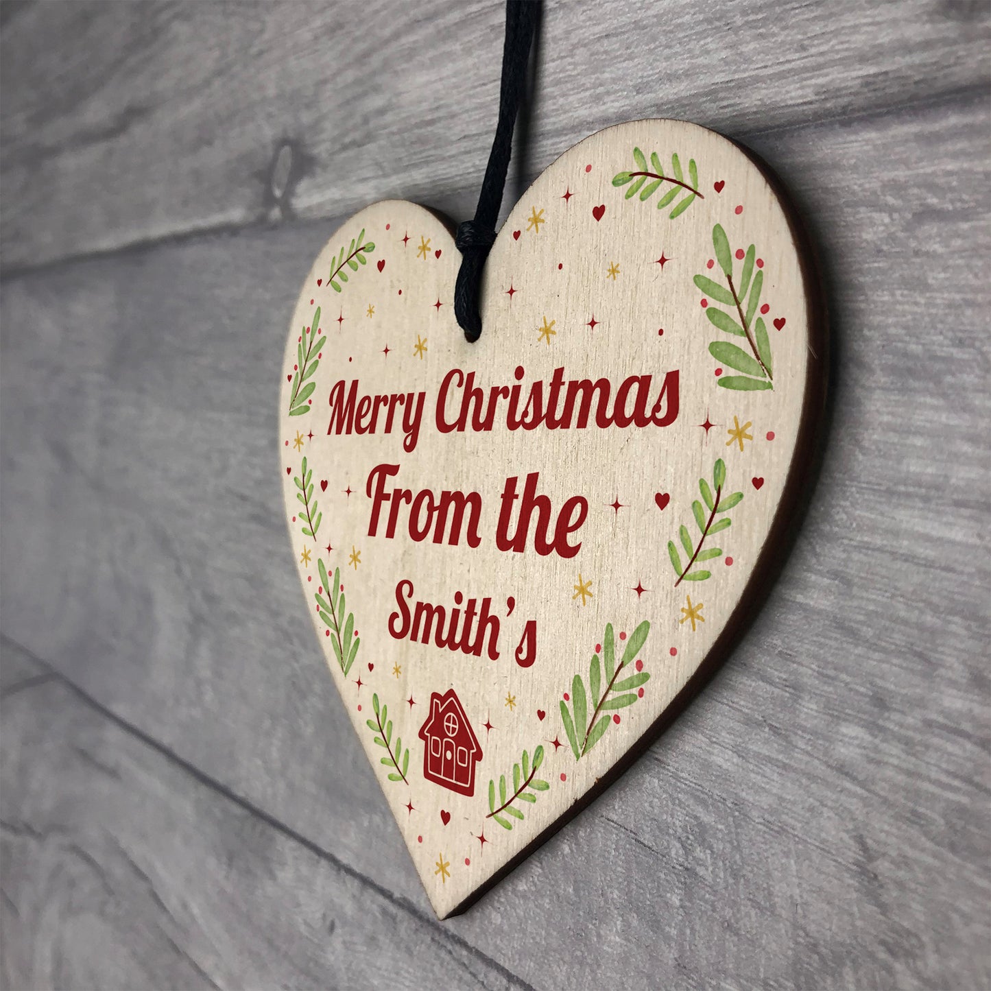 Merry Christmas From Tree Decoration New Home 1st Christmas