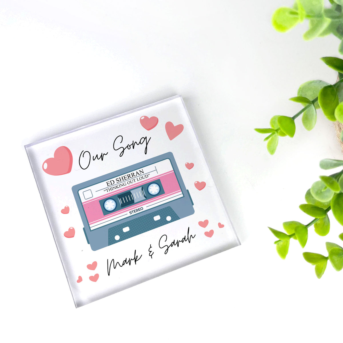 Valentines Gifts For Him Her PERSONALISED Our Song Plaque