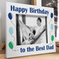 Birthday Gift Best Dad Gift for Dad Daddy Wooden Photo Frame