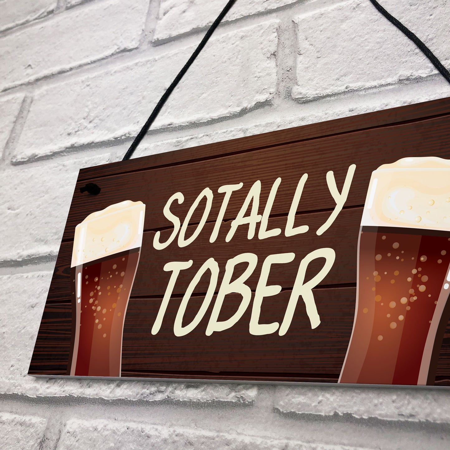 Funny Home Bar Plaque Hanging Man Cave Bar Sign Alcohol Beer