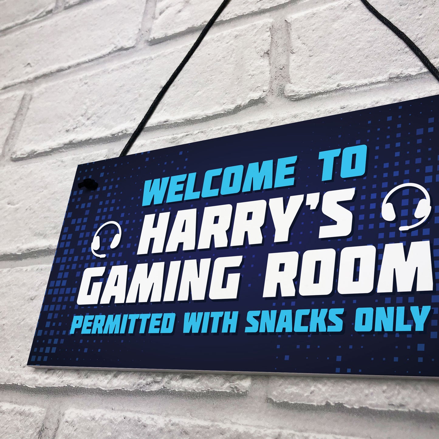 Gaming Sign Hanging Wall Door Plaque Gaming Room Sign Man Cave